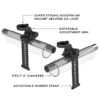 Rotatable Rail Rubber Strap Mount